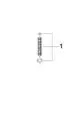 DORNBRACHT Umstellung Reparaturset Wanne Stand ERSATZTEILE 90160200400 70 x 110 x 10 mm, 9016020040090 Galeriebild 2